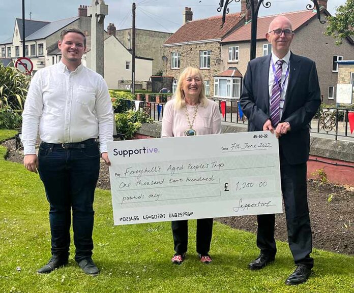 Cheque presented