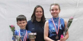 Championship success for local skaters Local roller skaters wear medals from their latest championship success.