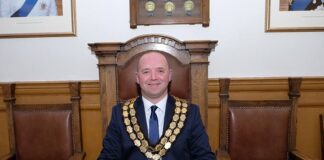 New Mayor for Spennymoor New Spennymoor Mayor Cllr Dean Ranyard.