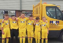 South West Durham Juniors FC The U14s away kit has been sponsored by MKM Bishop Auckland.