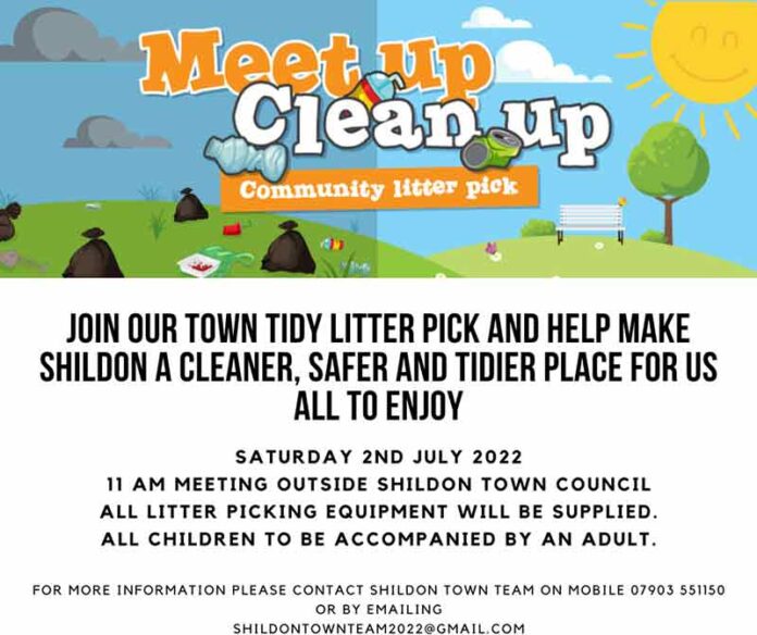 Community-Litter-Pick Shildon meet up and clean up