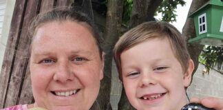 Bright rocks bring joy to town Tracey Bright and her son Lincoln enjoy decorating and hiding rocks around the town.