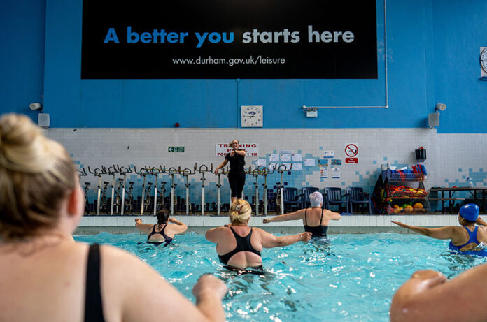 A County Durham swimming pool A County Durham swimming pool