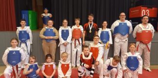 Blade Taekwondo receive funding Blade Taekwondo members
