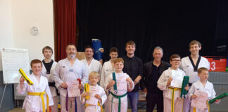 Blade Taekwondo students achieve Kup Grading