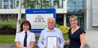 Dedicated Speedwatch champion honoured for decade of service in National Volunteers Week