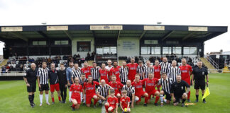 Moors triumph in Super Saturday Moors and Tunbridge Wells prior to the game a decade on from their Vase final battle.