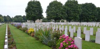 Normandy war graves visit