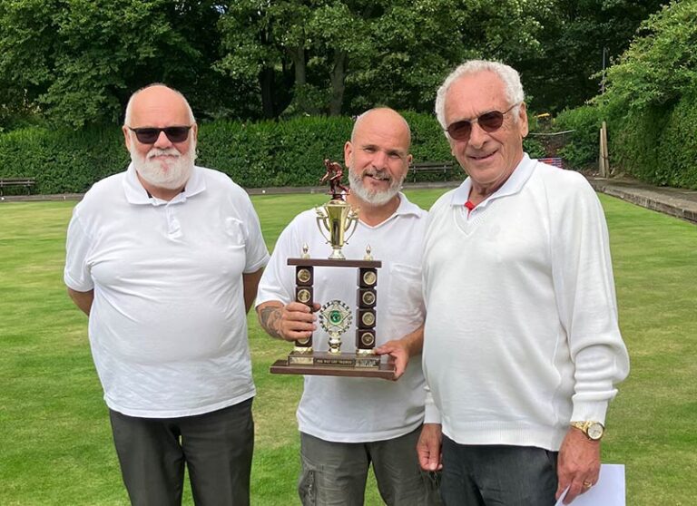 Arnie and Paul worthy winners of Pat Lee Trophy