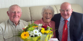 Len and Rita celebrate platinum wedding anniversary