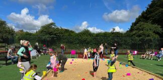 Giant Sandpit brings beach to Shildon