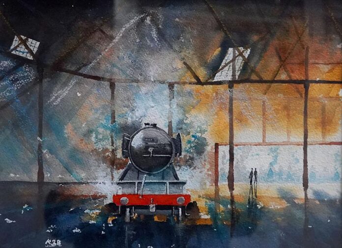 8-flying-scotsman-in-shed