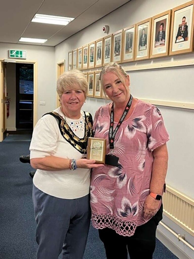 Mayor’s award for Judith Mayor’s award for Judith