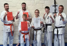 Grading success at Kyokushin