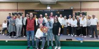 Ferryhill Indoor Bowls Club celebrate annual charity day
