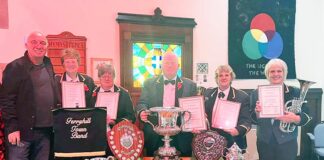 More silverware for town band