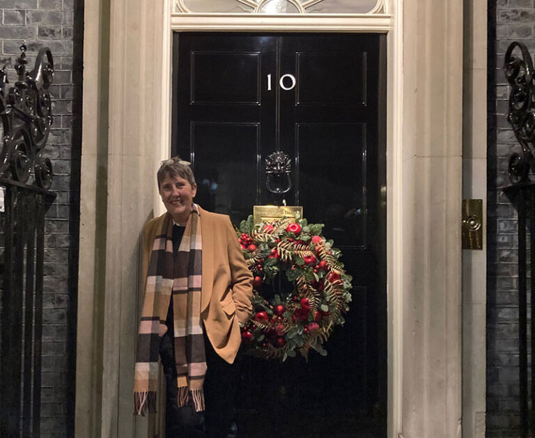 Glenys visits No.10 Glenys visits No.10