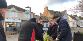 New planters installed in town