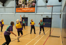 Walking Netball at Spennymoor Leisure Centre