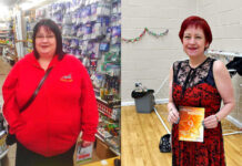 Angela sheds half her body weight