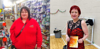 Angela sheds half her body weight