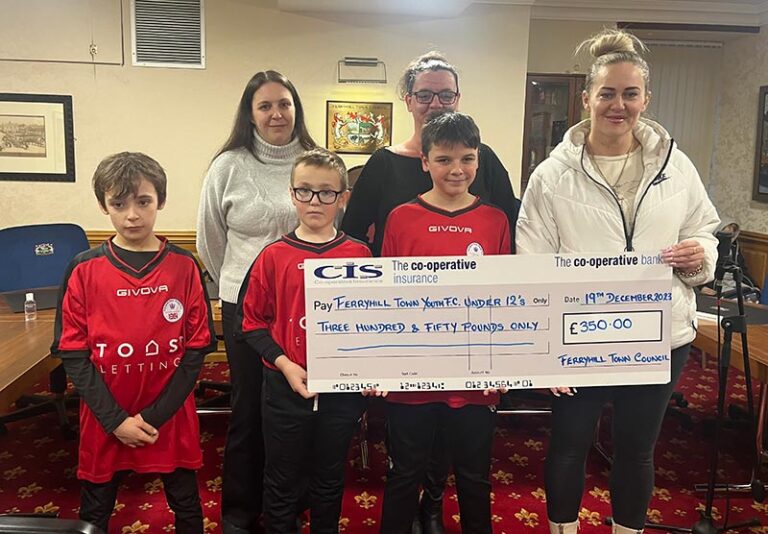 Ferryhill Town Youth benefit from Members Initiative Fund Ferryhill Town Youth benefit from Members Initiative Fund