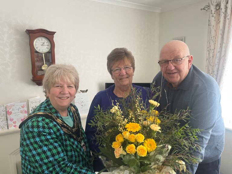 Golden day for Arthur and Christine Golden day for Arthur and Christine