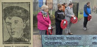New name added to Shildon War Memorial