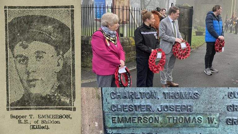 New name added to Shildon War Memorial New name added to Shildon War Memorial