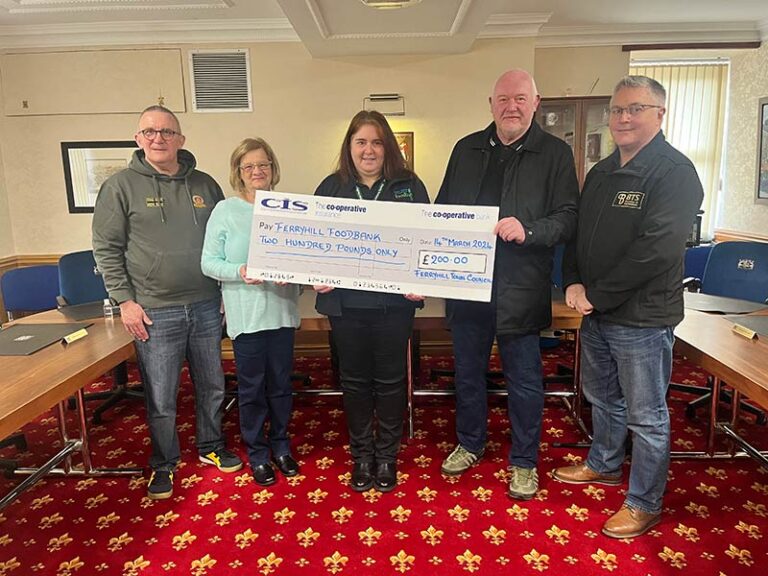Funding donated to Foodbank Funding donated to Foodbank