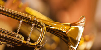Durham Police Brass Band concert for Marie Curie