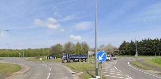 Major upgrade to A167 gets underway A167 upgrade Rushyford roundabout.