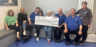 Ferryhill town council presents funding to Endeavour Woodcrafts