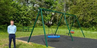 Play equipment installed