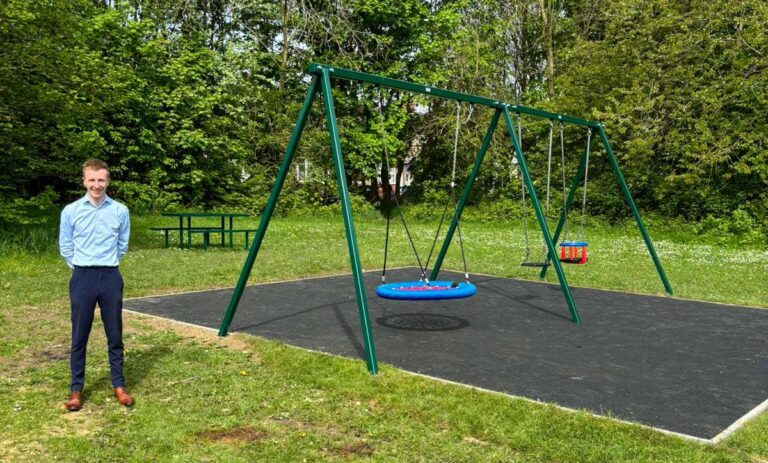 Play equipment installed Play equipment installed