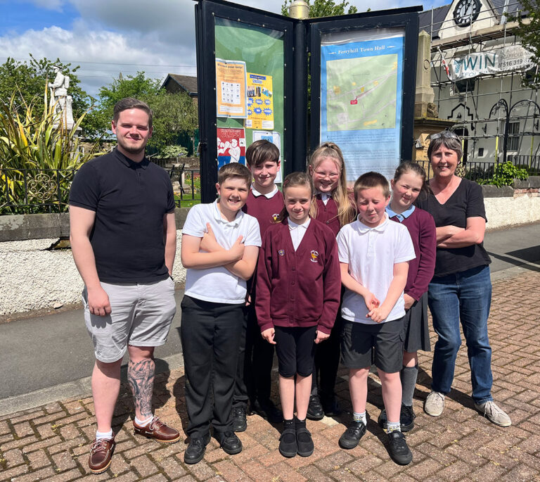 Ferryhill noticeboards receive facelift Ferryhill noticeboards receive facelift