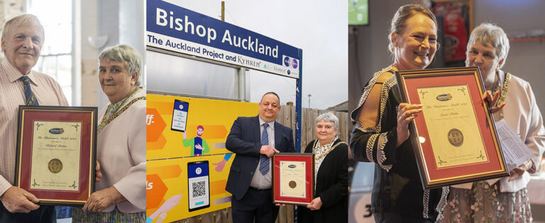Three people awarded prestigious civic honour