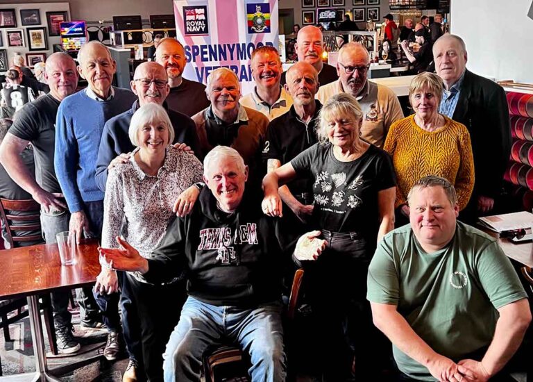 US Navy Veteran visits Spennymoor Veterans Breakfast Club