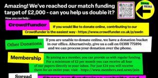 Huge donation helps SWDN reach match funding target