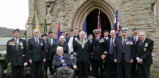 Spennymoor veterans commemorate D-Day