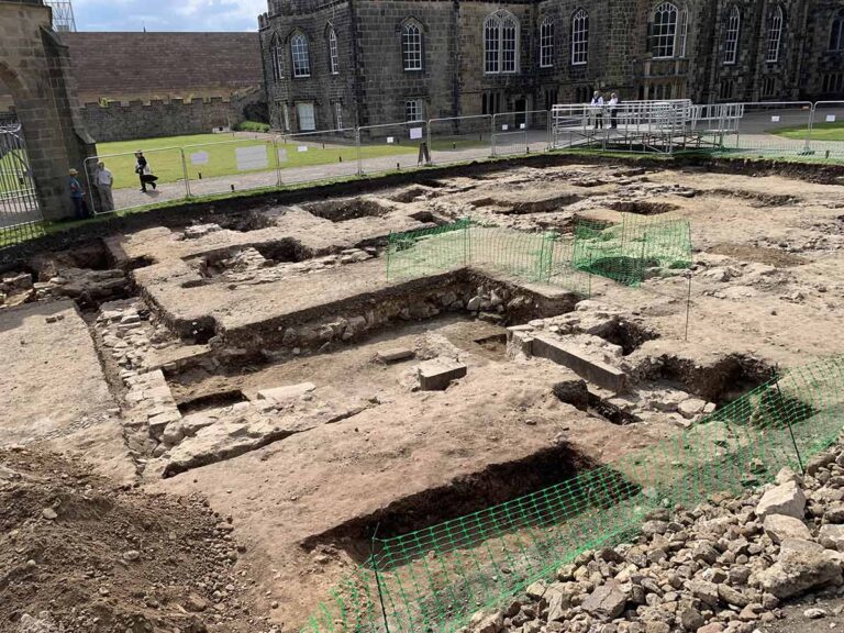 Castle dig results open to visitors Castle dig results open to visitors