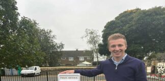 Post box lets community write letters to loved ones