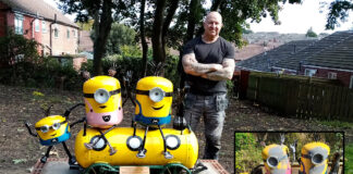 Minions restored after vandalism