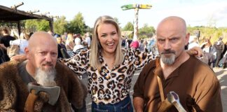 Dragon meets vikings at Kynren