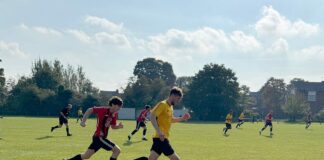 Athletic progress in cup defence