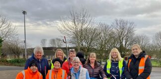Litter pickers clean up Lambton