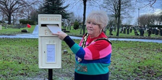 Post a Christmas letter to heaven