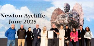 Knife Angel sculpture visits County Durham for first time