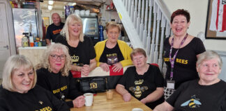 Busy Bees in Shildon Alive donation