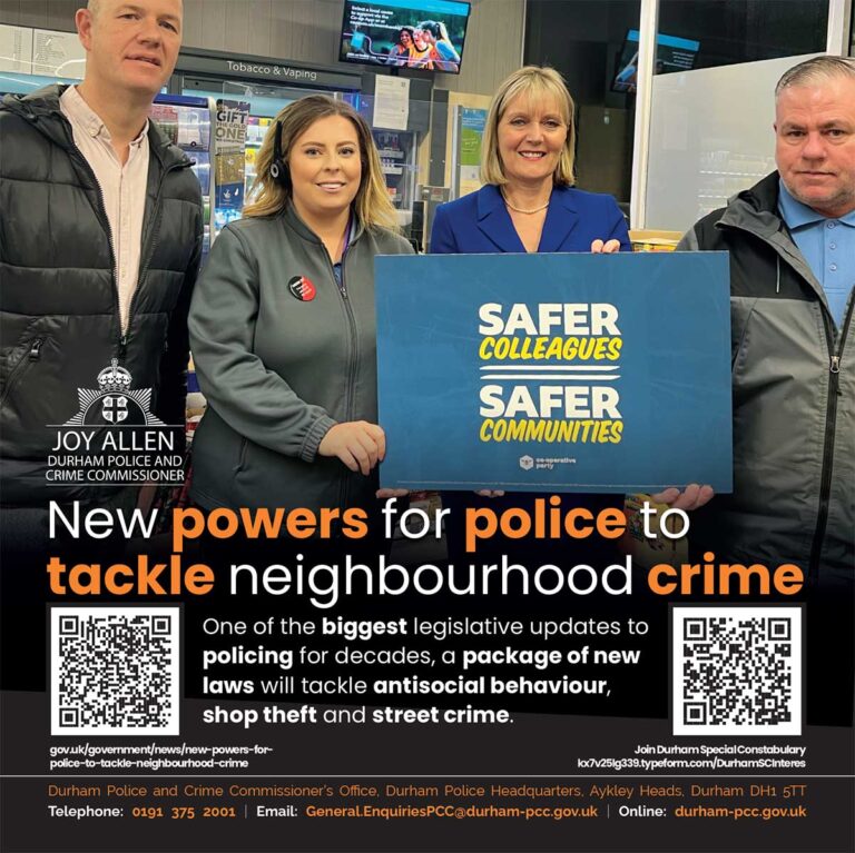 New police powers to tackle neighbourhood crime welcome